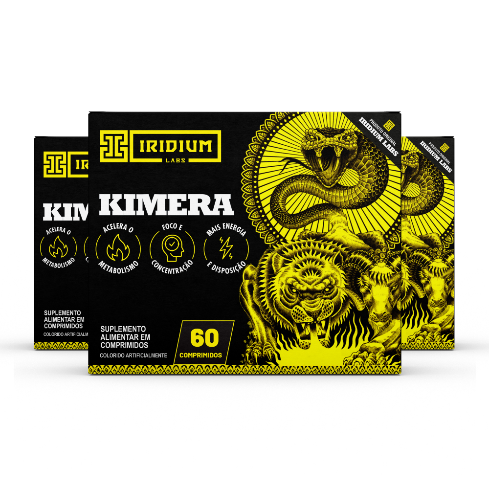 Kimera Thermo 60 comps Iridium Labs - Kit 3 caixas Termogênico em Oferta na Shopee