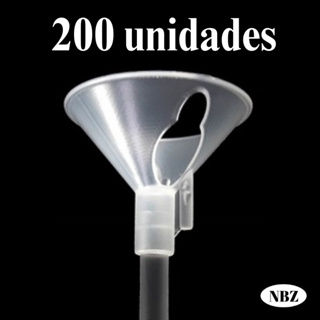 Kit 200 Suporte Para Bexigas 33cm haste balão canudo vareta pega em Oferta na Shopee