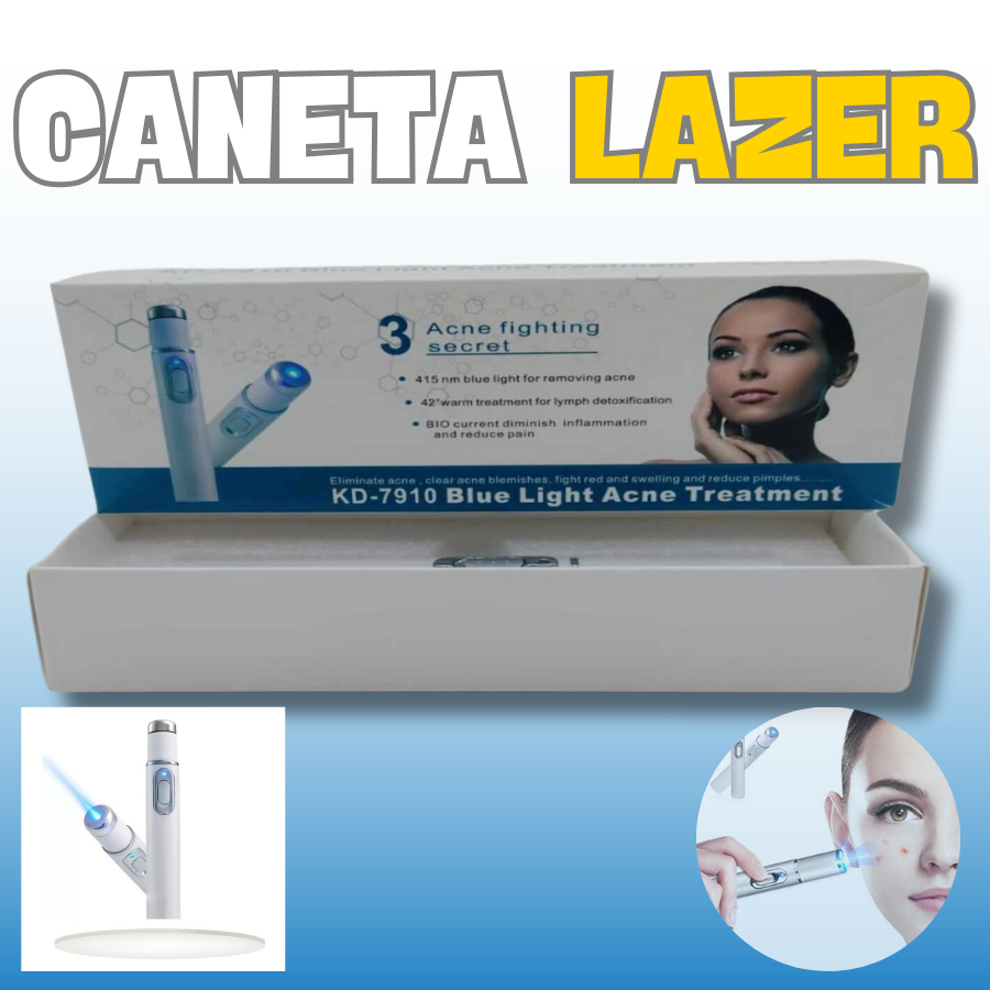 Caneta Anti-Acne Blue Light Acne Treatment kd-7910 laser de veias varicosas