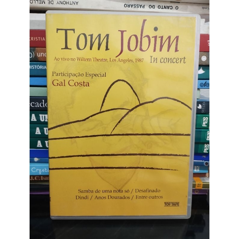 DVD Tom Jobim In Concert Ao Vivo No Wiltern Theatre, Los Angeles 1987