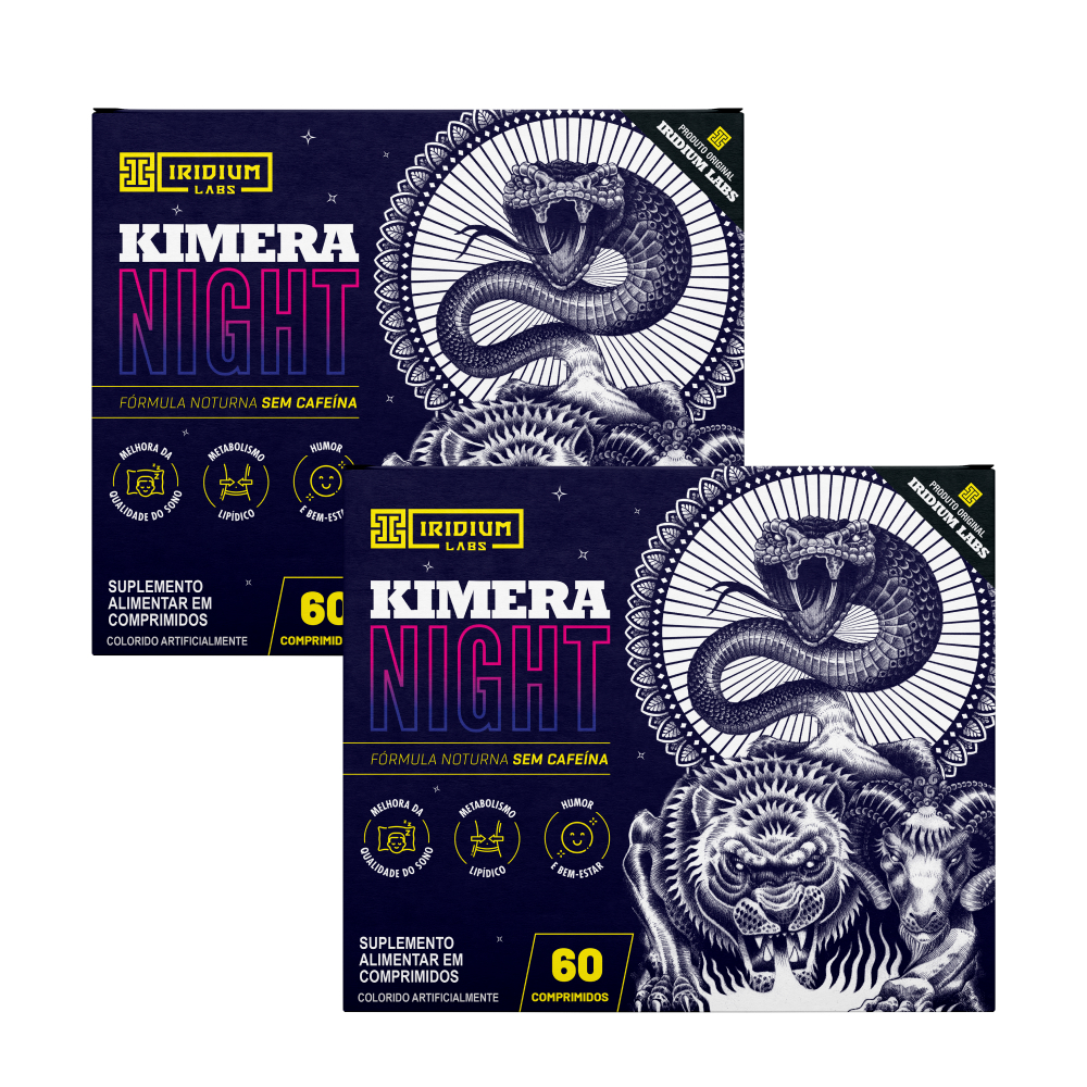 Kit 2x Kimera Night 120 comps - Termogênico Noturno em Oferta na Shopee