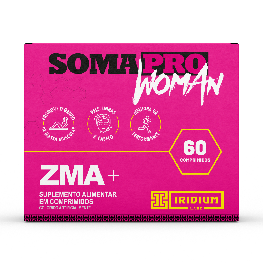 Soma Pro Woman ZMA  60 comprimidos - Iridium Labs em Oferta na Shopee