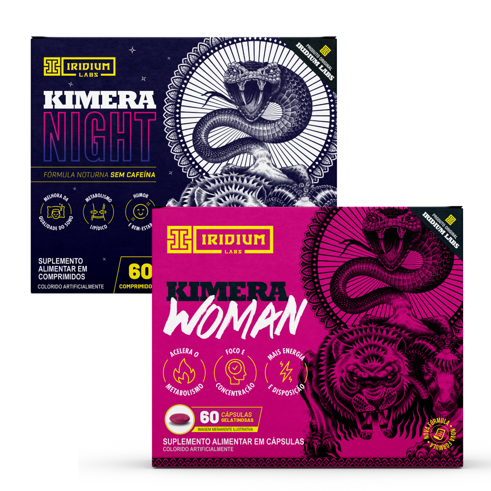 Kit Kimera Woman e Kimera Night - Termogênico Dia e Noite em Oferta na Shopee