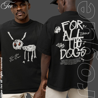 Camiseta Basica e OVERSIZED For All The Dogs Album Daddy Drake Rapper Street Unissex em Oferta na Shopee