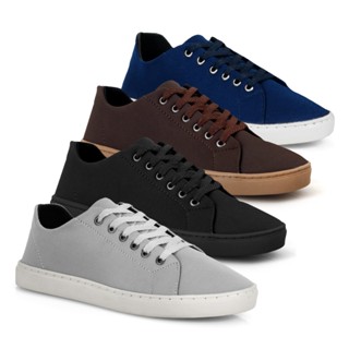 Kit 4 pares de tênis cores variadas para o dia a dia