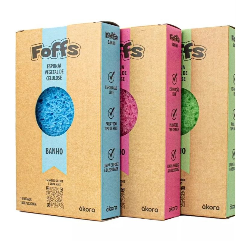 Foffs Esponja Vegetal de Celulose