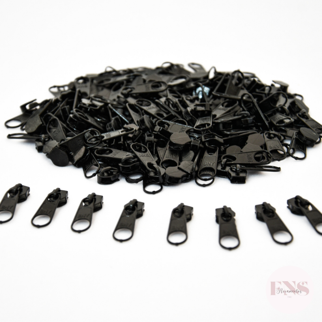 100 Unidades De Cursor Para Zíper De Nylon Número 5 em Oferta na Shopee