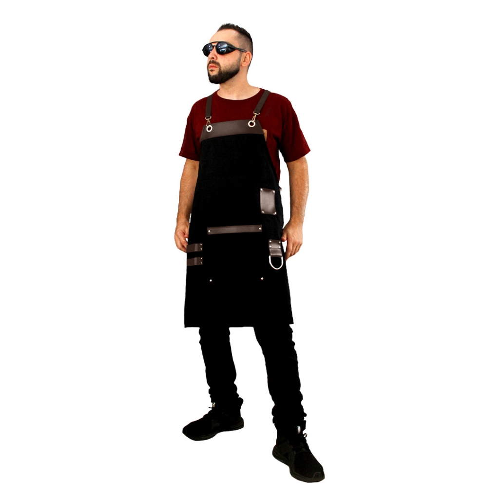 Avental Barbeiro Barbearia Churrasco Restaurante Food Truck modelo King