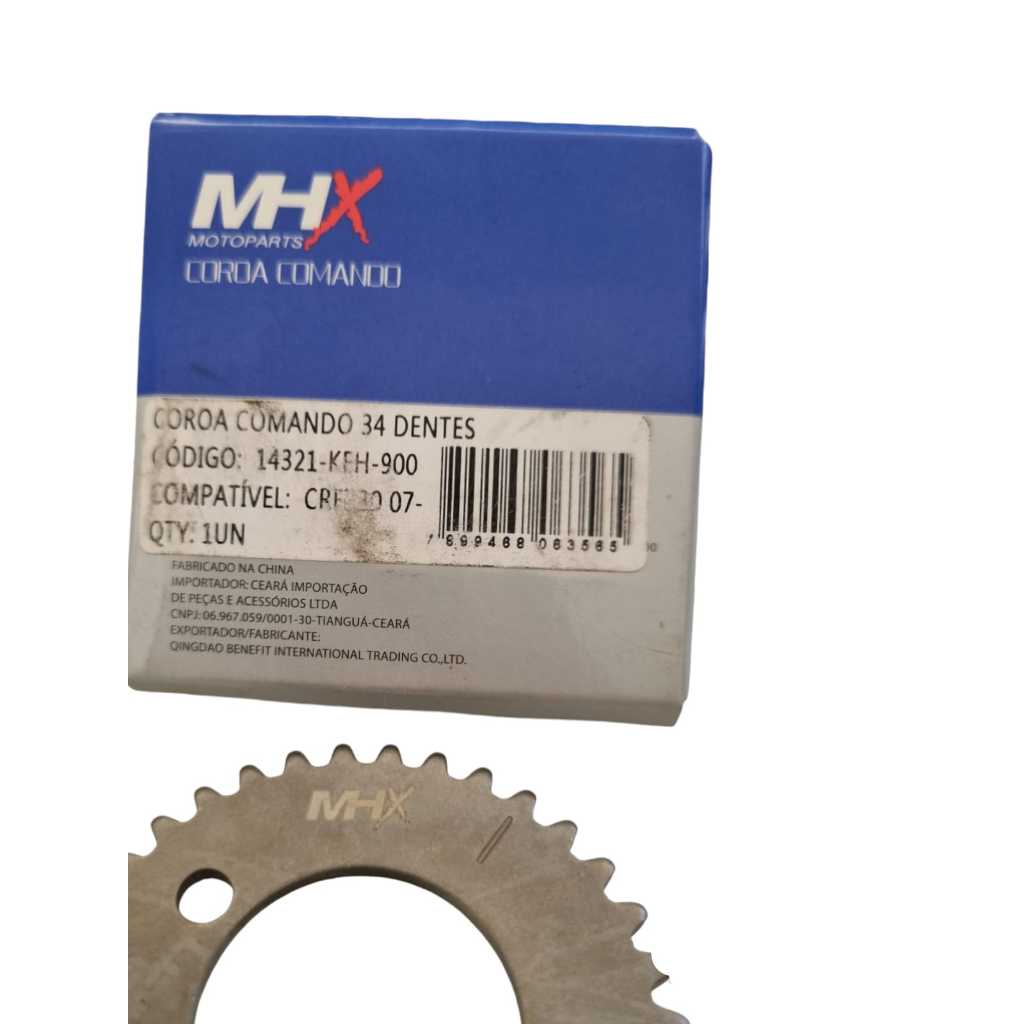 Engrenagem Coroa Corrente Comando 34d Honda Crf 230