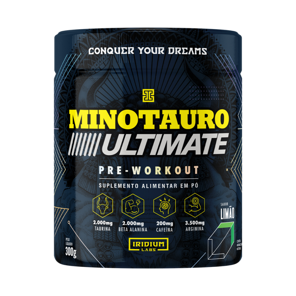 Pré Treino Minotauro Ultimate 300g - Iridium Labs - Health