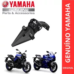 SUPORTE PLACA PROTETOR POEIRA YAMAHA YZF R3 MT03 2016 2017 2018 2019 2020