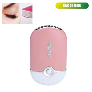 Mini Secador Ventilador Portátil Usb Extensão Alongamento De Cílios Seca Cola Unhas Acrygel em Oferta na Shopee