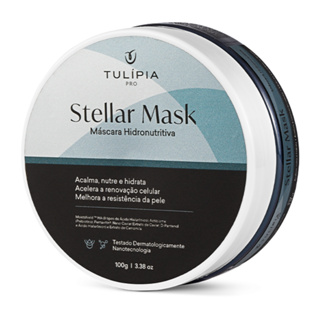 Máscara Facial Hidronutritiva Regeneradora Calmante Stellar Mask Tulipia 100g em Oferta na Shopee