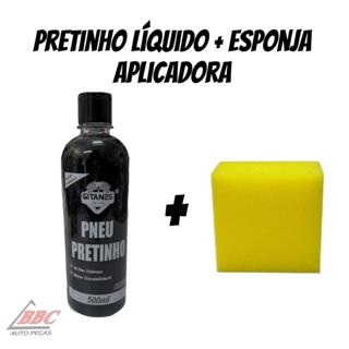 Pretinho Limpa Pneu automotivo Gitanes 500ml + esponja aplicadora em Oferta na Shopee