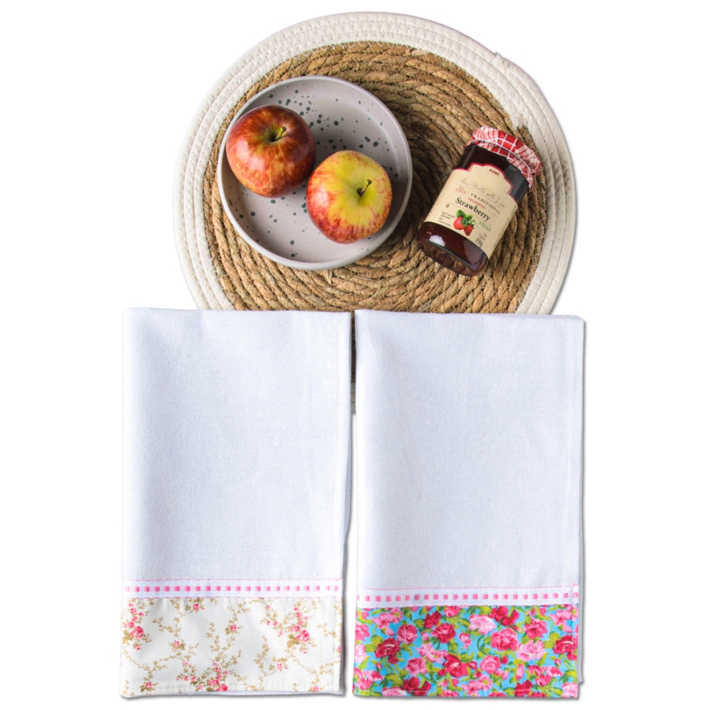 Kit 20 Pano De Prato Barrado Pe de Galinha Premium Atacado em Oferta na Shopee