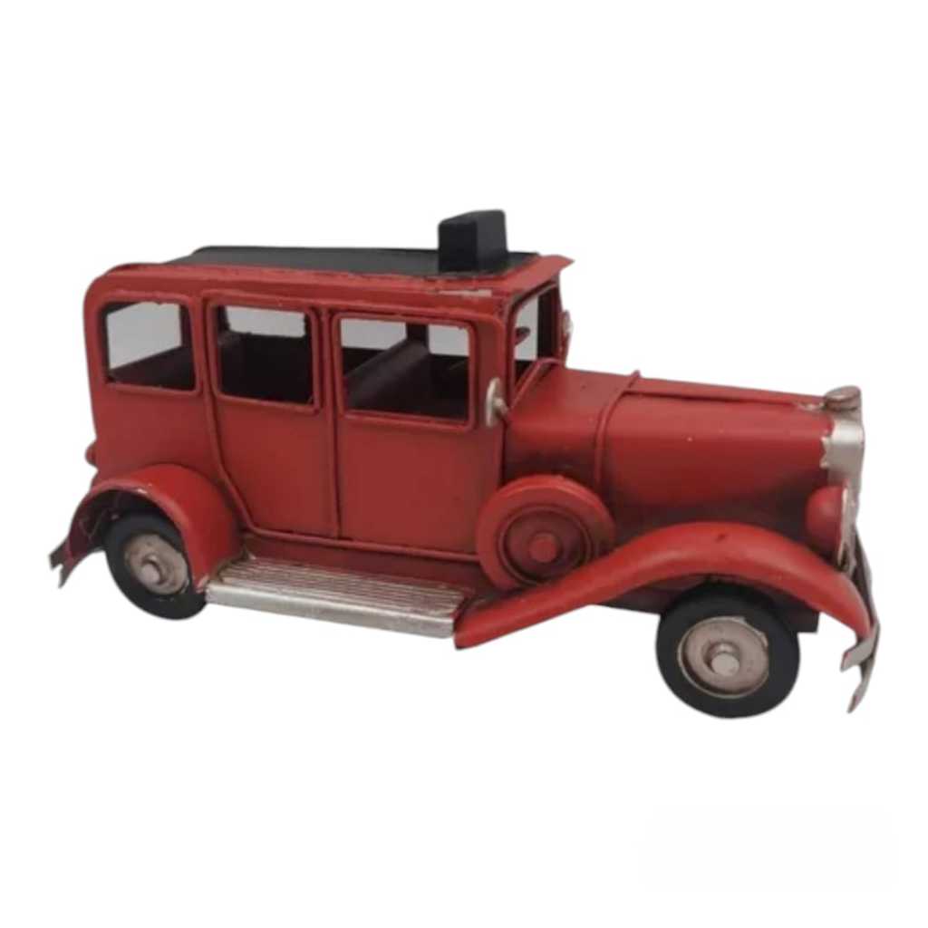 Carro Miniatura Metal Taxi Ford BIGODE ENFEITE PRESENTE Sucata Retro Calhambeque VINTAGE