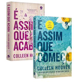Kit Colleen Hoover É Assim que Acaba + É Assim que Começa | Livros Novos em Oferta na Shopee