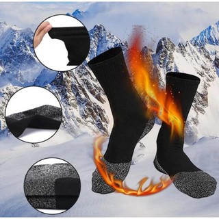 kit Meia térmica lã acrílica asatex N 36 a 45 grossa forrada la feminina masculina inverno frio neve snow