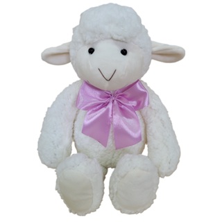 Ovelhinha de Pelúcia com Laço Para Menina e Menino / Decoração, Presente em Oferta na Shopee