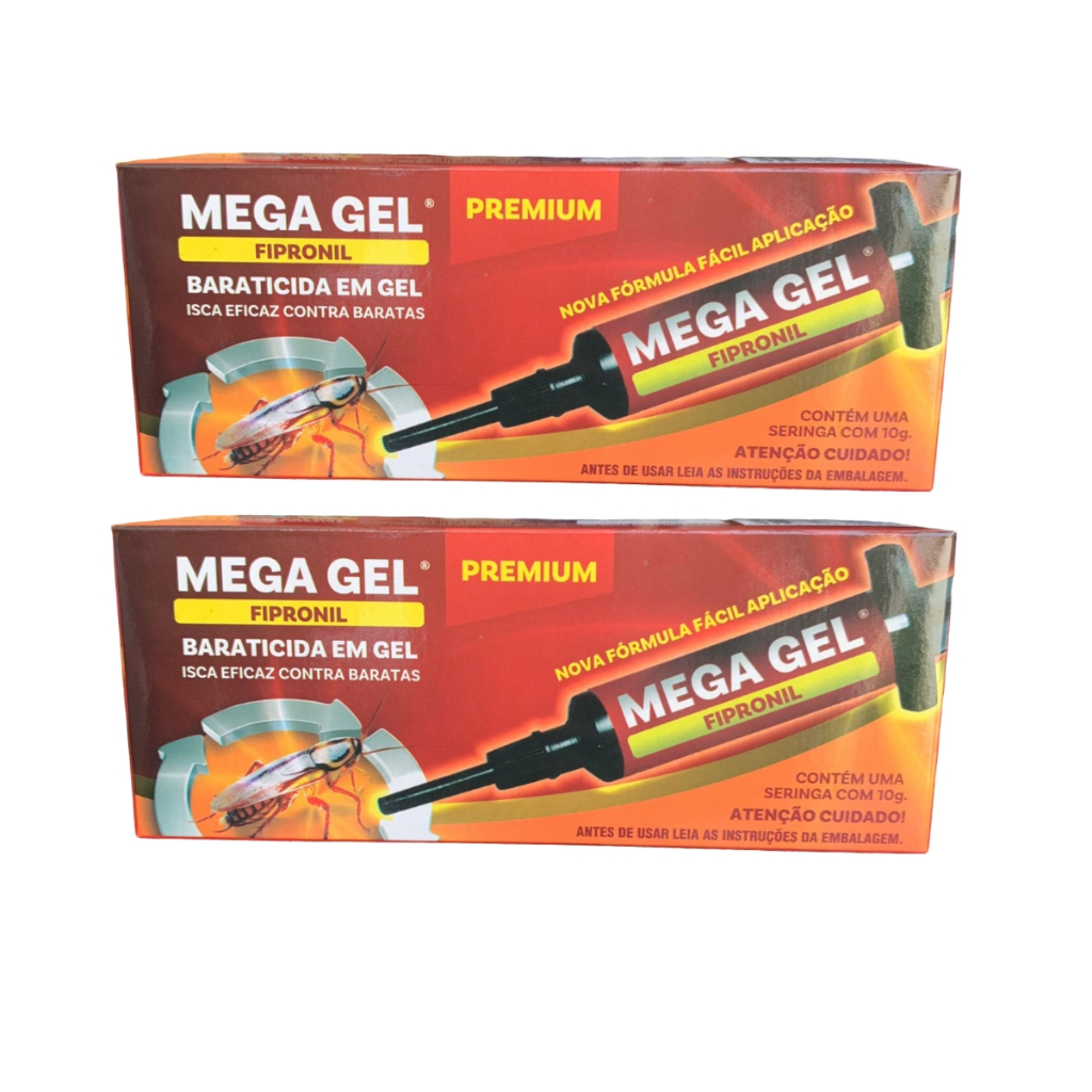 2 Gel Mata Baratas francesinha Gel Poderoso Mega Gel