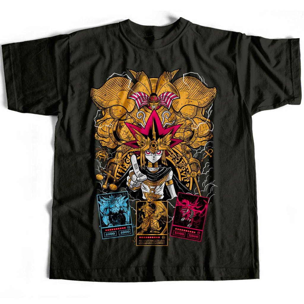Camiseta Básica Yugi e Exodia Forbidden One Yu-Gi-Oh Yugioh em Oferta na Shopee