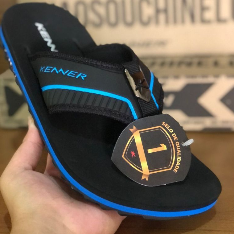 Chinelo Slo-t Adulto Masculino Solado tratorado Confoto Vikkin Estilo