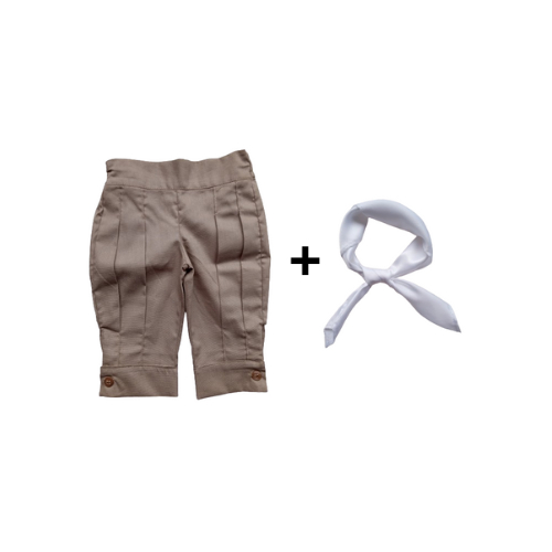 Bombacha infantil + lenço gaucho em Oferta na Shopee