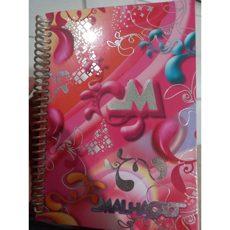 Caderno grande Novela Malhação - TV Globo Grafons - antigo vintage raro anos 2000