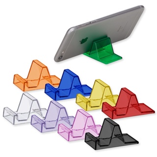 Suporte acrílico para celular de mesa ideal para vídeos séries ou chamadas de vídeo