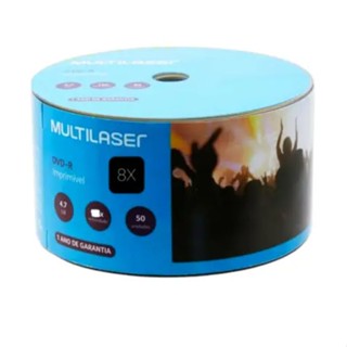 Kit com 10 DVDs mídias virgens - DVD -R 16x 4.7GB Marcas: Multilaser, HP + Envelopes em Oferta na Shopee