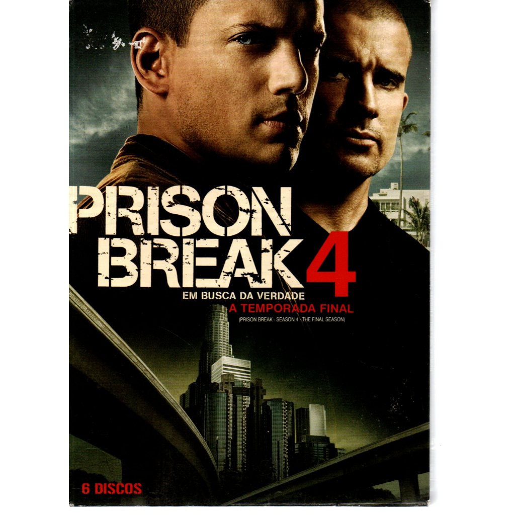 Box Dvd Prison Break, Em Busca Da Verdade, 4ª Temporada Final