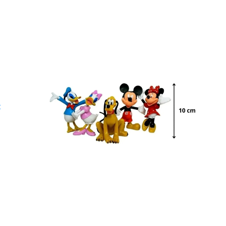 Bonecos Mickey Minnie Pato Donald Margarida Pluto - Utilidades - Toys