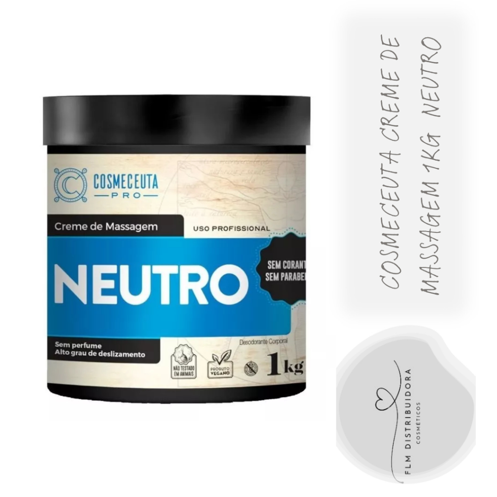 Creme de Massagem Cosmeceuta Neutro 1kg