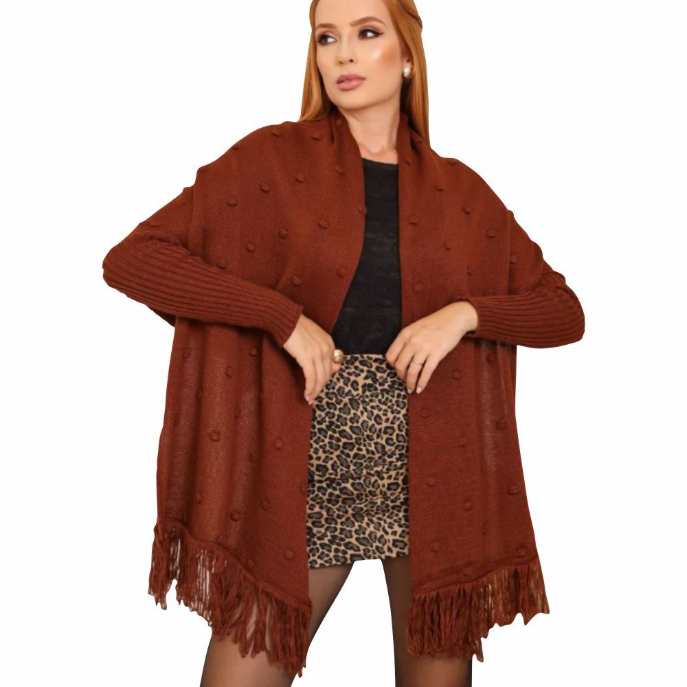 Casaco Tricô Blusa Suéter Inverno Quentinho Feminino Lindo