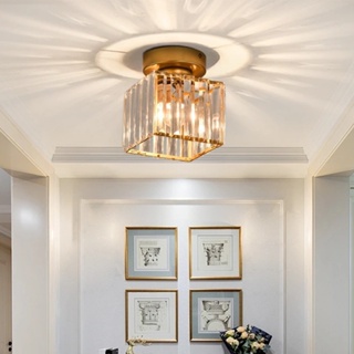 Luzes criativas Luz de entrada Luz de corredor Luz de cristal Luz de varanda Luzes de quarto simples e modernas em Oferta na Shopee