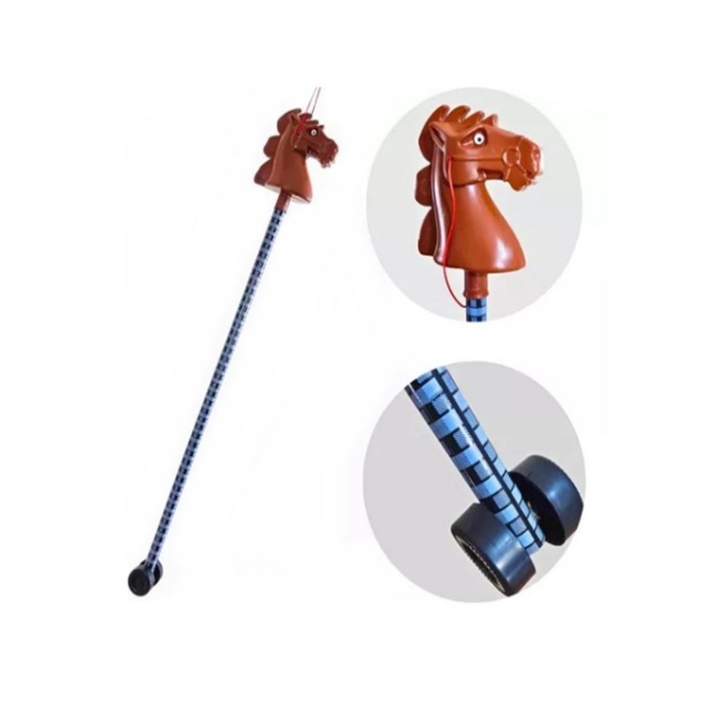 Brinquedo Cavalinho de PAU Infantil 1mt  Pegasus Cores Variadas em Oferta na Shopee