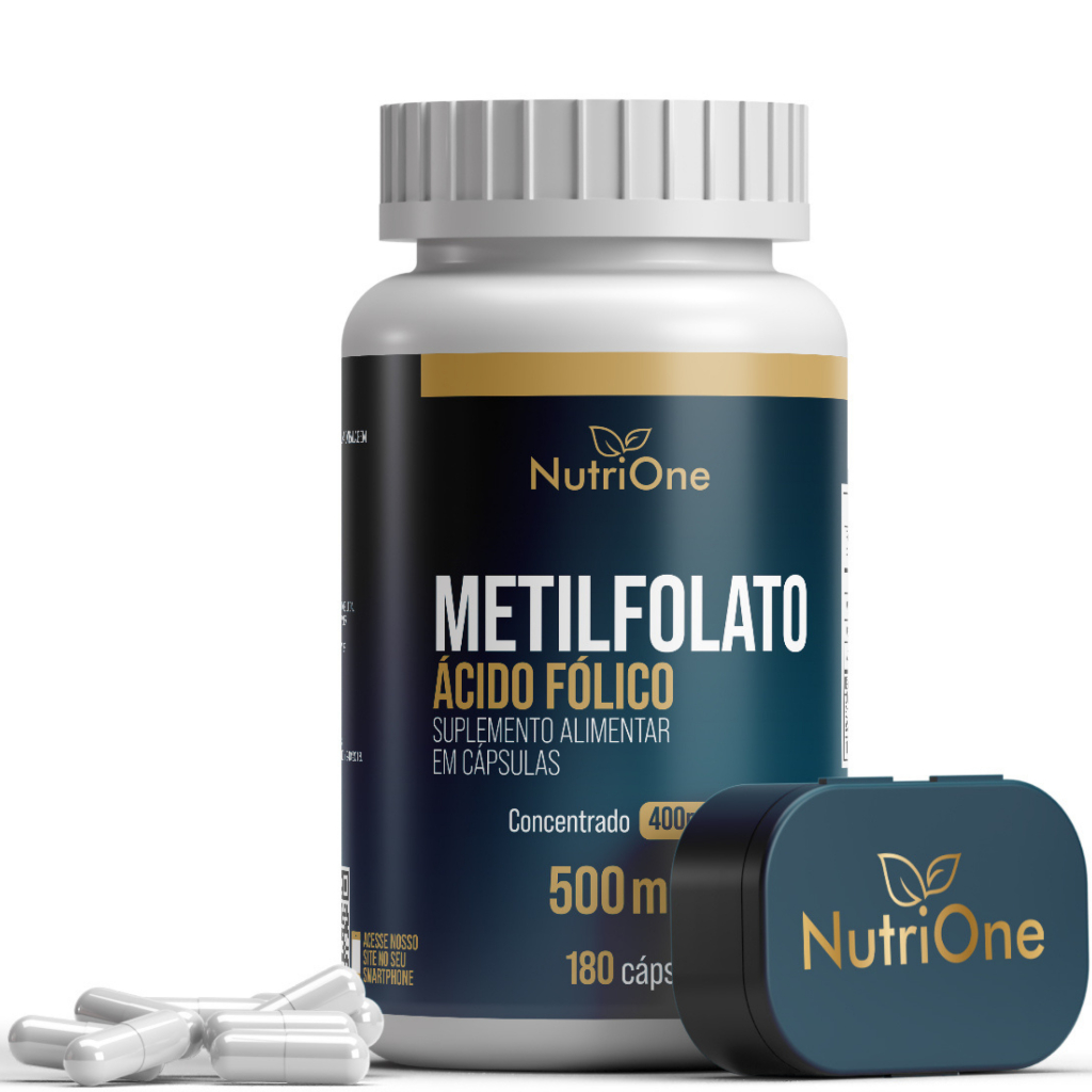 Metilfolato Concentrado 500mg 180 Cápsulas Nutrione