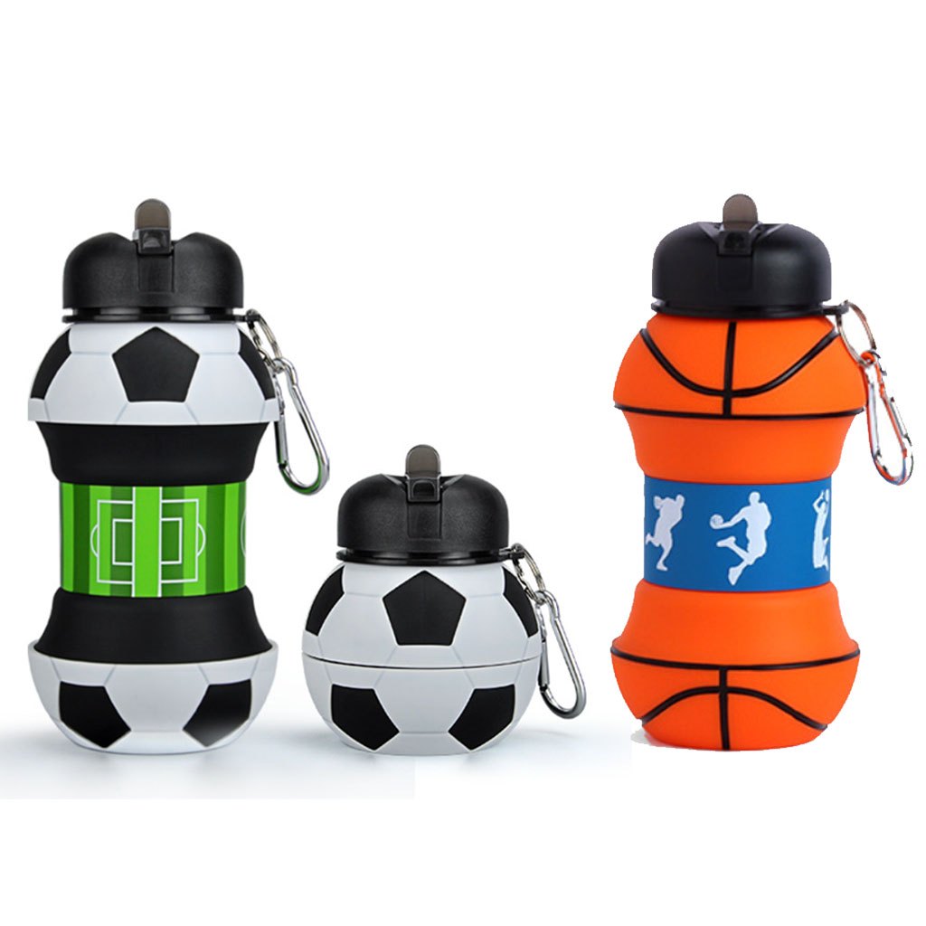 Garrafa de Silicone Retrátil Dobrável Portátil 550ml em Oferta na Shopee