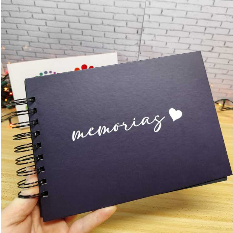 Caderno para colar fotos scrapbook