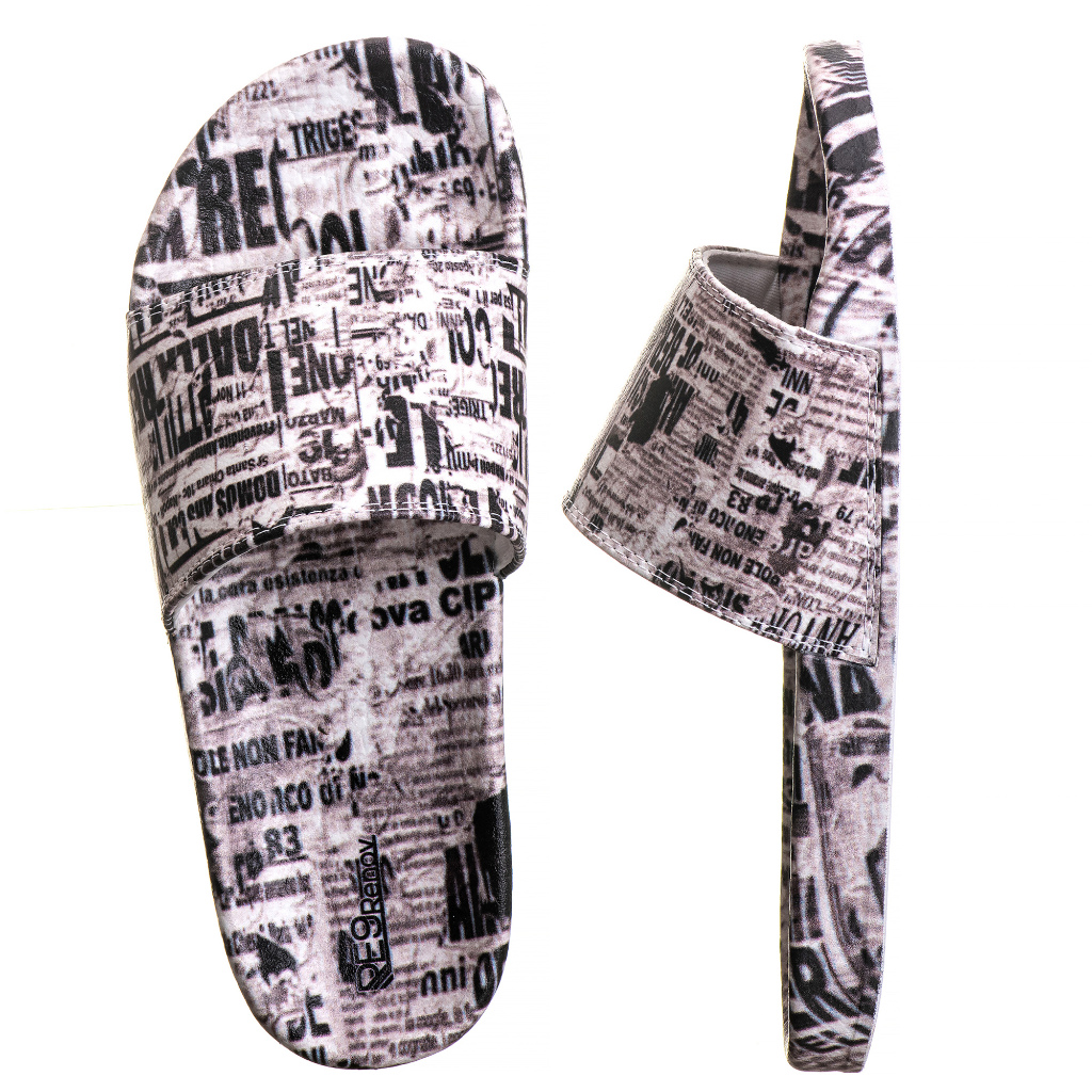 Chinelo Slide RE9 Sandália Estampada Unissex em Oferta na Shopee