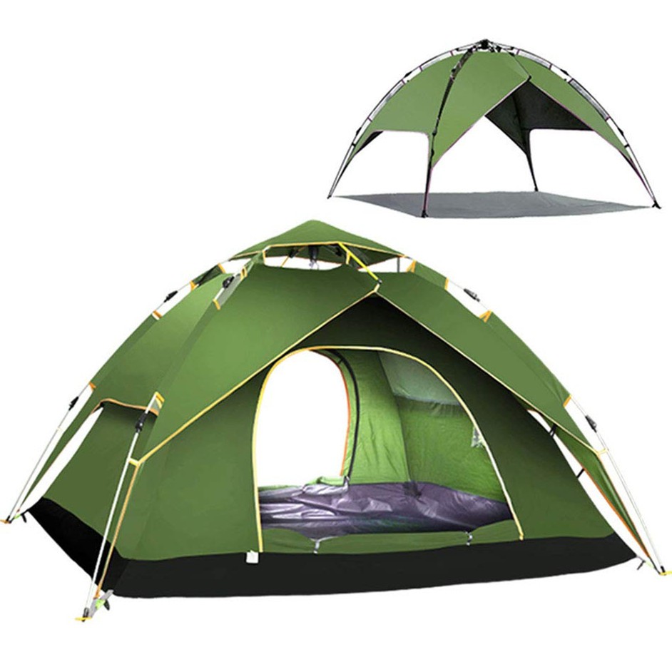 Joyfox Barraca De Camping Automatica Barraca Camping Impermeavel 2000mm Para 4-5 Pessoas barraca de acampamento em Oferta na Shopee
