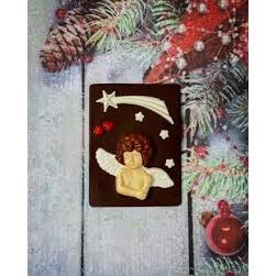 1~10 Forma Simples Placa Anjinho Cód. 184 em Acetato BWB Para Bombom e Doces de Natal e Festas Natalinas (CHOCO) · foto 2