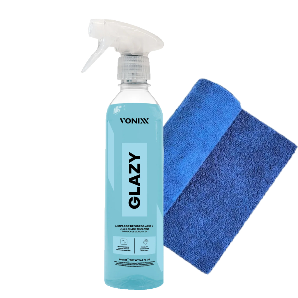 Limpa Vidros Glazy 500ml Redutor Risco 4em1 Vonixx Expolitus em Oferta na Shopee