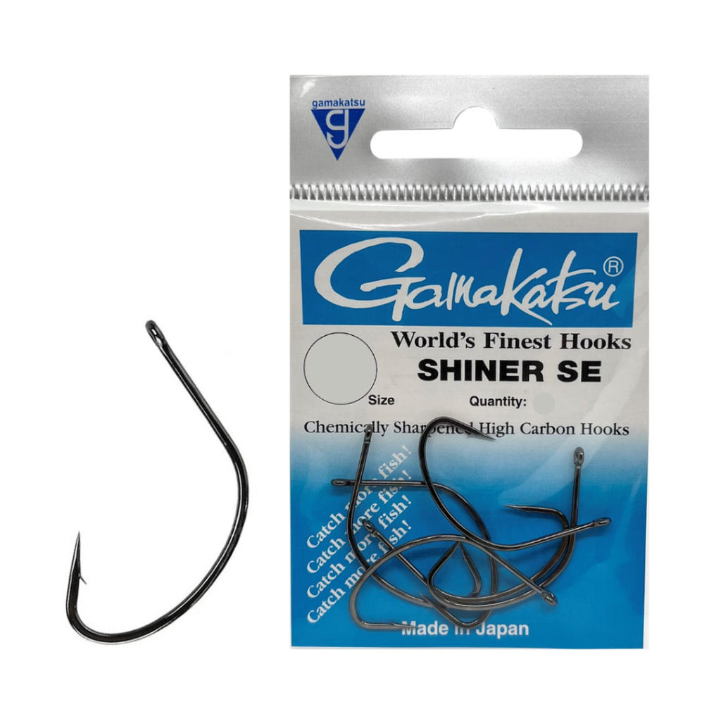 Anzol Gamakatsu Shiner SE Robalo Isca Viva Wide Gap Muito Afiado