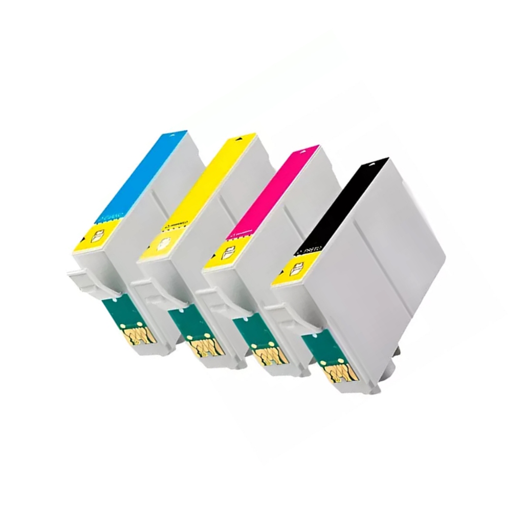 Kit 4 Cartucho Compatível Para Tx135 Tx125 T25 Tx133 Tx123 Coloridos