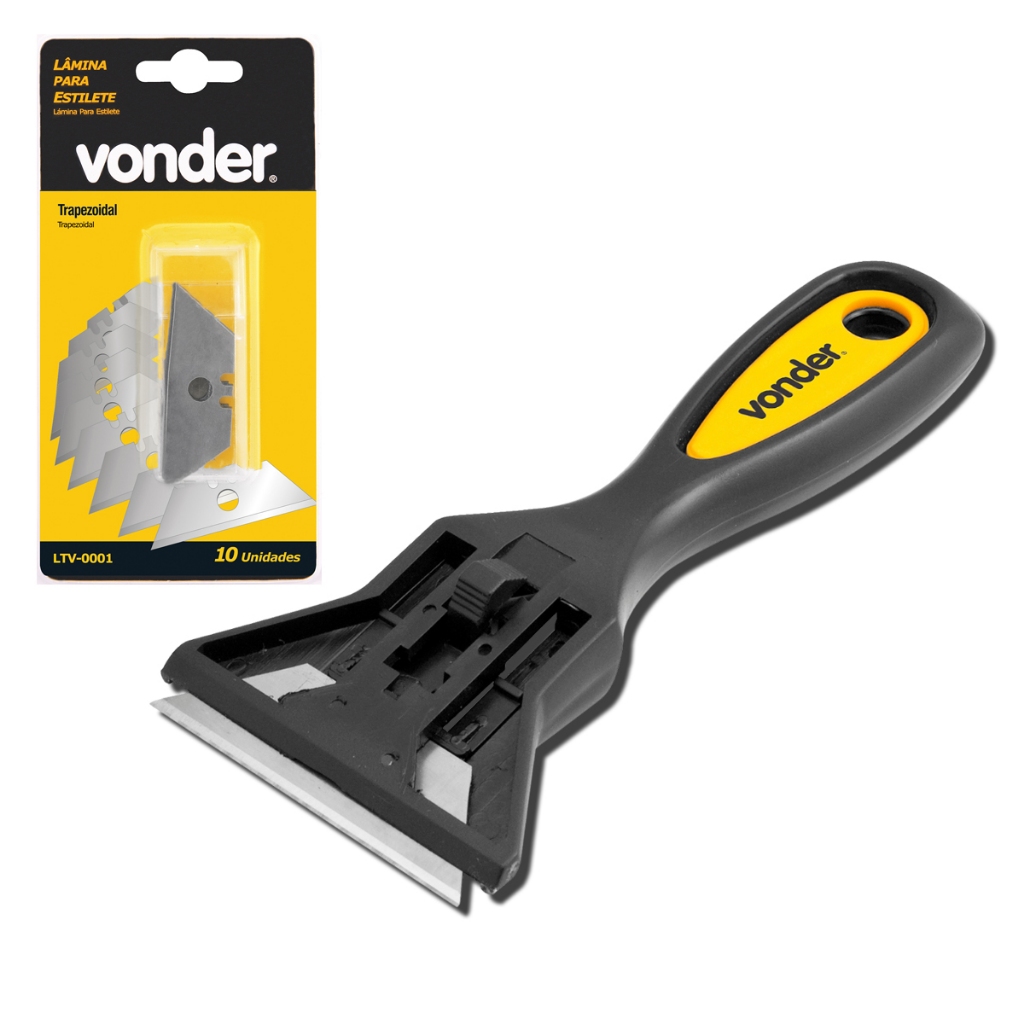 Raspador De Vidro Plano Com 10 Laminas Rp011 - Vonder em Oferta na Shopee