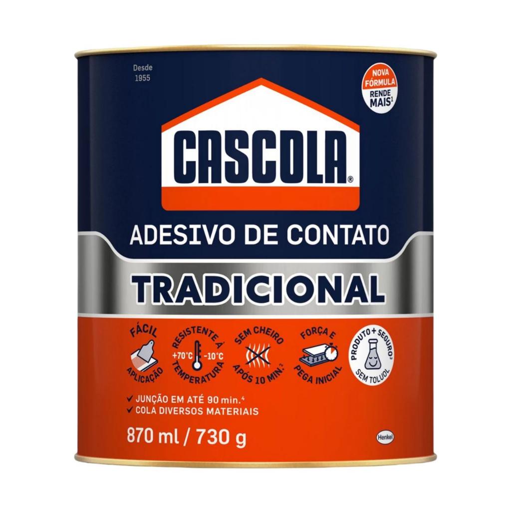 Adesivo de Contato Cascola Tradicional 730g sem Toluol Cola de Alto Desempenho em Oferta na Shopee