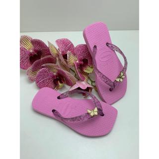 Chinelo Infantil Feminino Alça Com Detalhe Borboleta. 🦋 em Oferta na Shopee