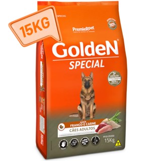 Ração Golden Special Cães Adultos 15KG Carne & Frango