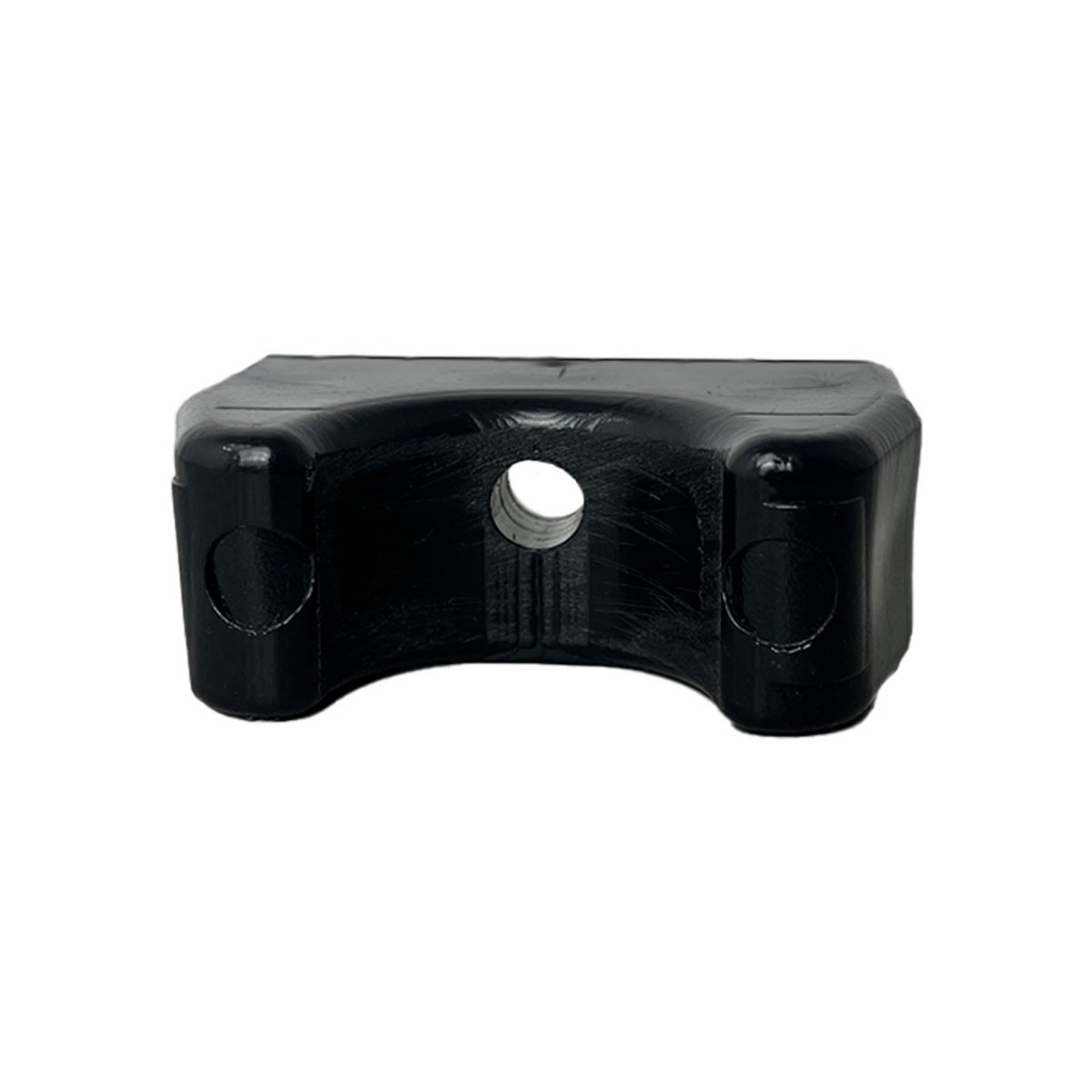 Ponteira Para Degrau Reto De Escada Abs E Inox De Piscina 1 1/2"  Em Plástico Abs